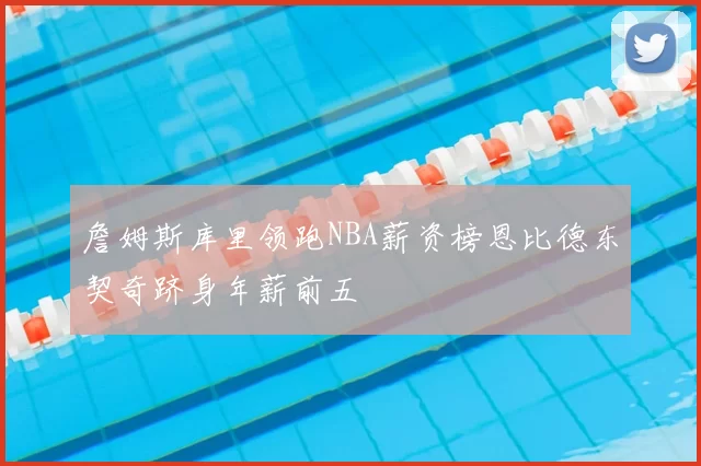 詹姆斯库里领跑NBA薪资榜恩比德东契奇跻身年薪前五